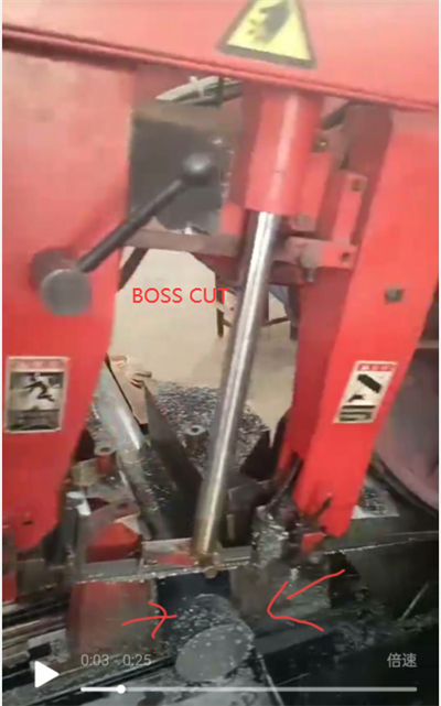 מה לעשות כשמכונת הלהקה משמיעה רעש לא תקין במהלך החיתוך?